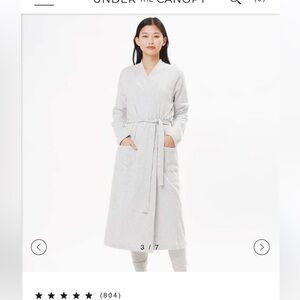 Under the Canopy Grey Robe | Size XS/S